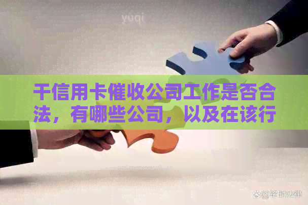 干信用卡公司工作是否合法，有哪些公司，以及在该行业工作是否违法。