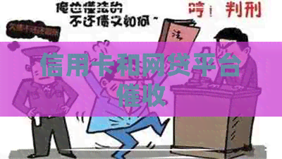 信用卡和网贷平台