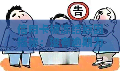 信用卡被冻结原因揭秘：没有逾期为何账户受限？