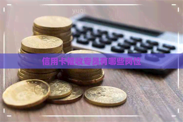 信用卡专员有哪些岗位