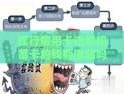 建行信用卡逾期扣蓄卡的钱能撤回吗？处理方式及影响