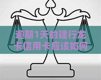 逾期1天的建行龙卡信用卡应该如何处理？解决用户可能遇到的各种问题