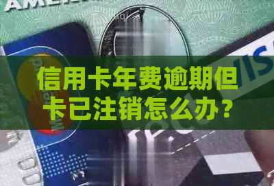 信用卡年费逾期但卡已注销怎么办？2021新政策解答