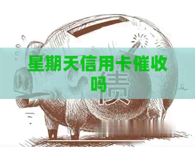 星期天信用卡吗