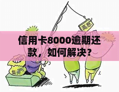 信用卡8000逾期还款，如何解决？