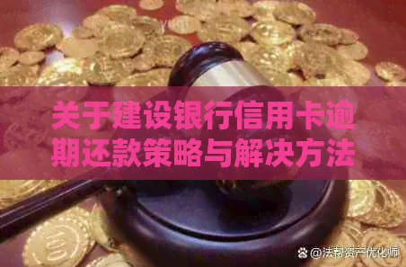 关于建设银行信用卡逾期还款策略与解决方法的探讨