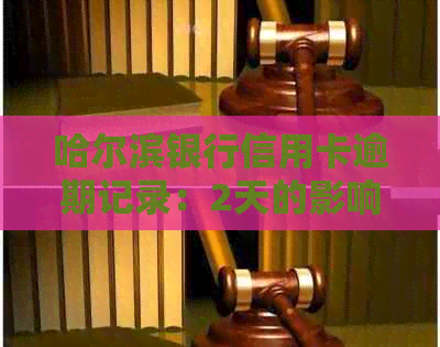 哈尔滨银行信用卡逾期记录：2天的影响及如何避免不良信用记录？