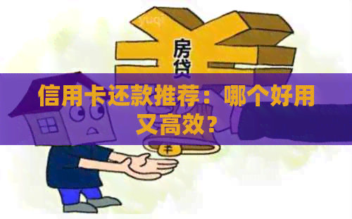 信用卡还款推荐：哪个好用又高效？