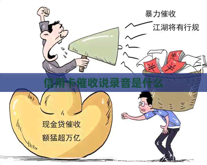 信用卡说录音是什么