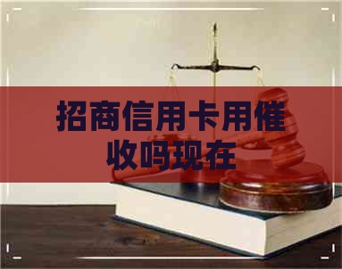 招商信用卡用吗现在