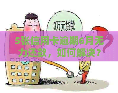 5张信用卡逾期6月无力还款，如何解决？