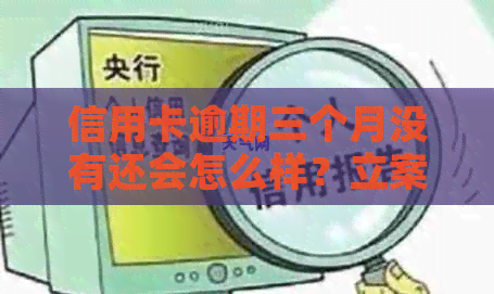 信用卡逾期三个月没有还会怎么样？立案解决办法