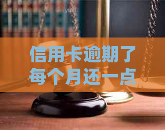 信用卡逾期了每个月还一点这个月还进去被退回了：是否会起诉？