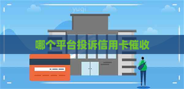 哪个平台投诉信用卡