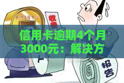 信用卡逾期4个月3000元：解决方案、影响与建议