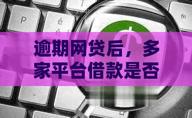 逾期网贷后，多家平台借款是否可行？如何应对逾期记录和信用影响？