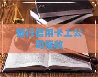 银行信用卡上公司