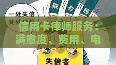 信用卡律师服务：满意度、费用、电话咨询与详情
