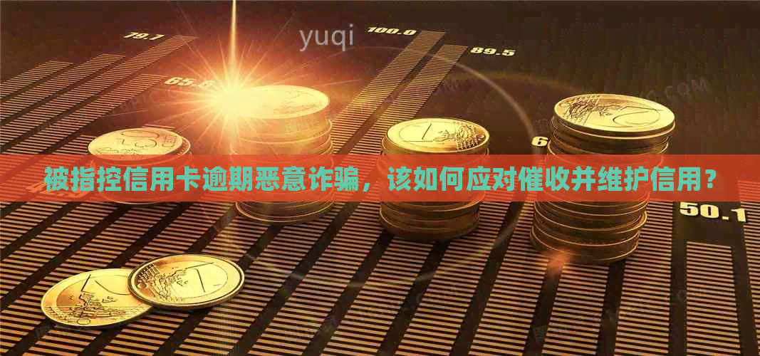 被指控信用卡逾期恶意诈骗，该如何应对并维护信用？
