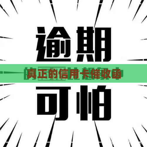 真正的信用卡函