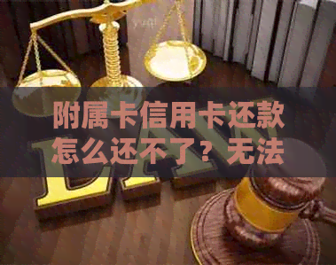 附属卡信用卡还款怎么还不了？无法完成还款操作解决办法