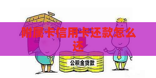 附属卡信用卡还款怎么还