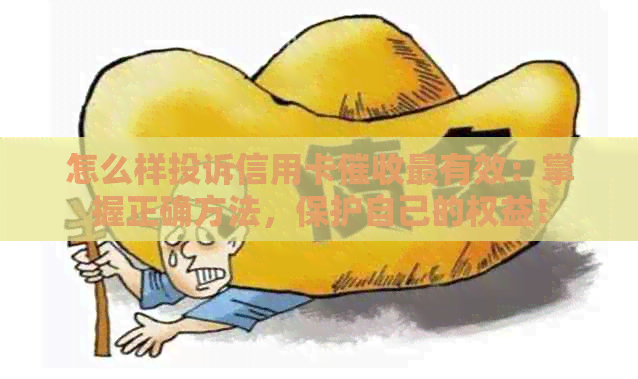 怎么样投诉信用卡最有效：掌握正确方法，保护自己的权益！
