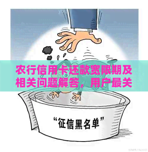 农行信用卡还款宽限期及相关问题解答，用户最关心的10个问题都在这里！