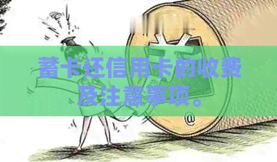 蓄卡还信用卡的收费及注意事项。