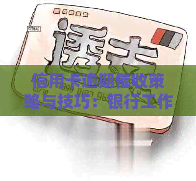 信用卡逾期策略与技巧：银行工作实战指南
