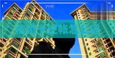 信用卡还帐怎么还