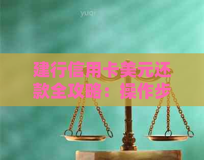 建行信用卡美元还款全攻略：操作步骤、注意事项及还款方式