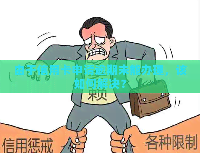 由于信用卡申请逾期未能办理，该如何解决？