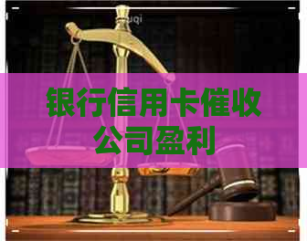 银行信用卡公司盈利
