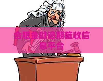 合肥金融逾期信息平台