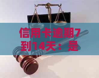 信用卡逾期7到14天：是否会上？逾期还款的后果及解决方法一文解析