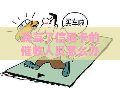 我骂了信用卡的人员怎么办，与信用卡对骂可以吗？