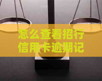 怎么查看招行信用卡逾期记录？