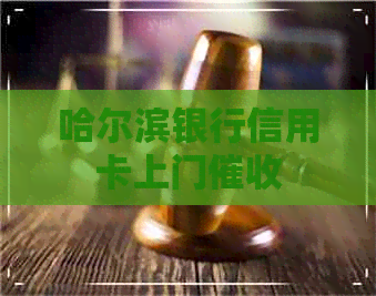 哈尔滨银行信用卡上门
