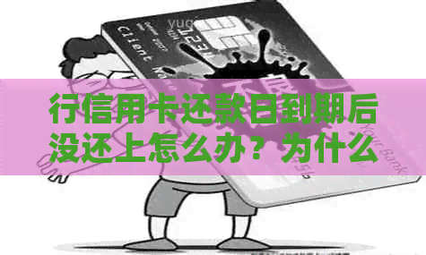 行信用卡还款日到期后没还上怎么办？为什么信用卡到了还款日还没出账单？