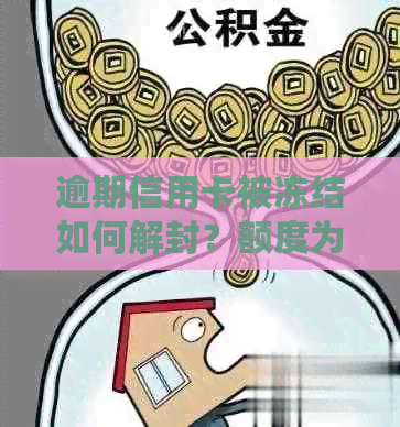 逾期信用卡被冻结如何解封？额度为零怎么办？还能办理和正常使用吗？