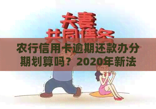 农行信用卡逾期还款办分期划算吗？2020年新法规解读及期还款安全提示