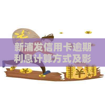 新浦发信用卡逾期利息计算方式及影响分析，如何避免高额利息支出？