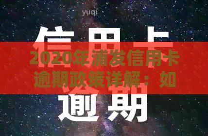 2020年浦发信用卡逾期政策详解：如何避免逾期、逾期后的影响及解决方法