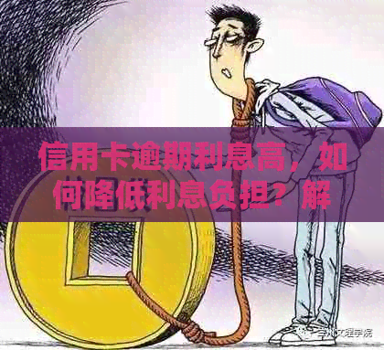 信用卡逾期利息高，如何降低利息负担？解决方案一览