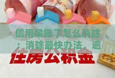 信用呆账了怎么消除：消除最快办法，逾期记录，欠款记录，贷款