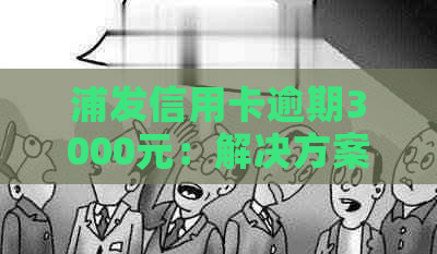 浦发信用卡逾期3000元：解决方案、影响与应对策略全面解析