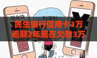 民生银行信用卡1万逾期2年现在欠款3万，应该如何处理？