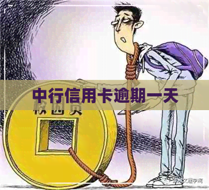 中行信用卡逾期一天