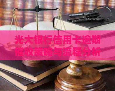 光大银行信用卡逾期策略与流程分析